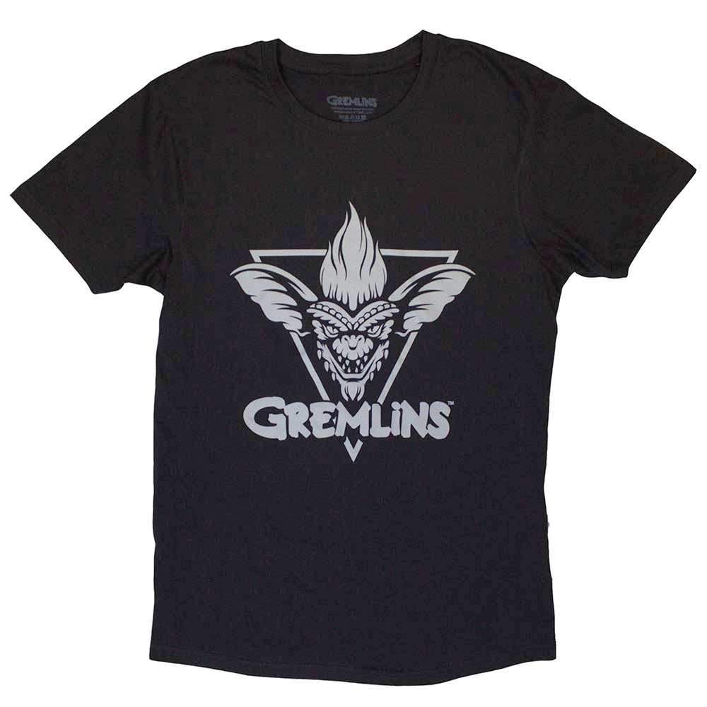 Gremlins - Stripe Triangle Tshirt Homme - Noir